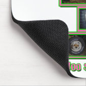 トレーラおもしろいーパークダウグ マウスパッド (コーナー)