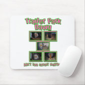 トレーラおもしろいーパークダウグ マウスパッド (マウス)