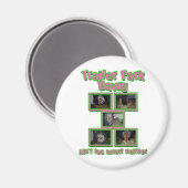 トレーラおもしろいーパークダウグ マグネット (正面/裏面)