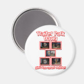 トレーラおもしろいーパークドーグレッド マグネット (正面/裏面)