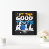 ***トレーラの時計を良い時転が間に合わせる*** スクエア壁時計 (ホーム)