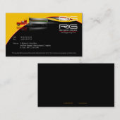 トレーラトラックのトラック運送会社の名刺 名刺 (正面/裏面)