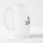 トレーラパークのスーパーバイザー フロストグラスビールジョッキ (左)