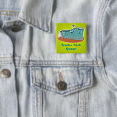 トレーラパークの女王ボタン(カスタマイズ可能な) 缶バッジ (インサイチュ)