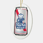 トレーラパークビールオーナメントの王か女王 セラミックオーナメント (左)