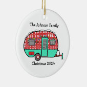 トレーラパーソナライズされたキャンパーオーナメント セラミックオーナメント (右)