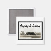 トレーラーでスムーズにヴィンテージを粗くする マグネット (正面/裏面)