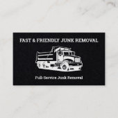 トレーラーのジャンク削除のダンプ 名刺 (正面)