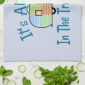 トレーラーのフードのキャンピングカーの皿タオル キッチンタオル (折り畳み)