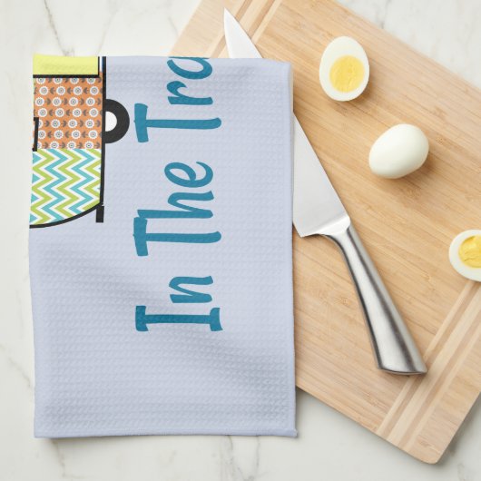 トレーラーのフードのキャンピングカーの皿タオル キッチンタオル (四つ折り)