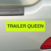 トレーラーの女王 バンパーステッカー (車上)