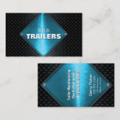 トレーラーの製造業の金属の名刺-青 名刺 (正面/裏面)