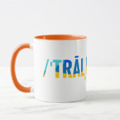 トレーラーやる気を起こさせるバ感動的ーグ マグカップ (左)