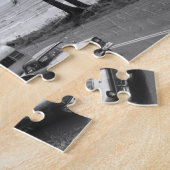 トレーラーを引っ張る車 ジグソーパズル (側面)