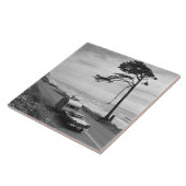 トレーラーを引っ張る車 タイル (側面)