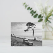 トレーラーを引っ張る車 ポストカード (スタンド正面)