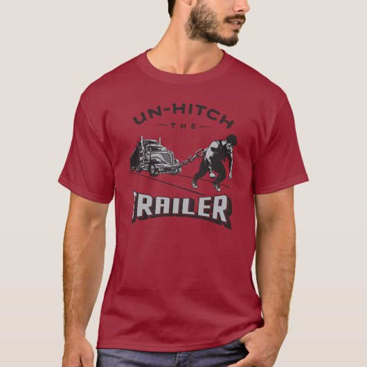 トレーラーを放して下さい Tシャツ (正面)
