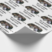 トレーラーカスタムキャラバンファミリー写真ハッピーキャンパー ラッピングペーパー (角)