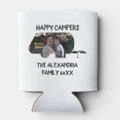 トレーラーカスタムキャラバンファミリー写真ハッピーキャンパー 缶クーラー (裏面)