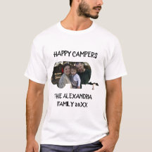 トレーラーカスタムキャラバンファミリー写真ハッピーキャンパー