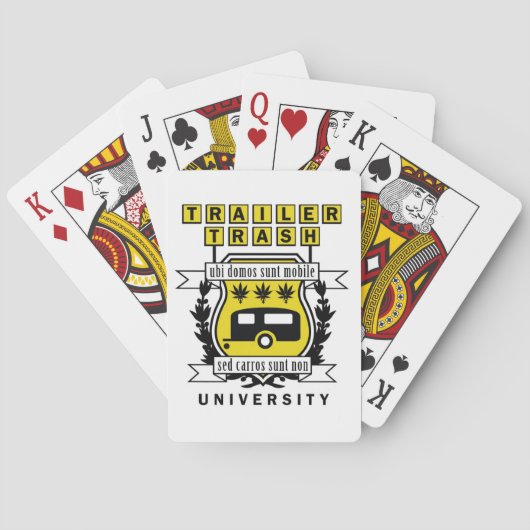 トレーラーゴミ大学 トランプ (裏面)