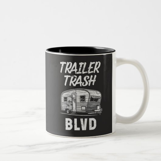 トレーラーゴミBlvd ツートーンマグカップ (右)