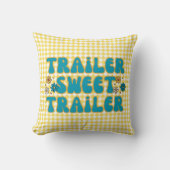 トレーラースイートトレーラーイエローハーレクイン クッション (正面)