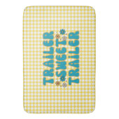 トレーラースイートトレーラーイエローハーレクイン バスマット (正面縦)