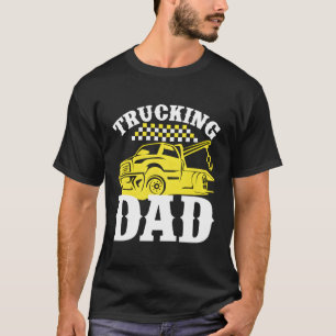 トレーラートラックパパレッカー牽引トラック Tシャツ