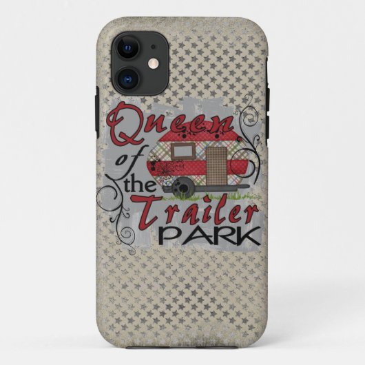 トレーラーパークのクイーンiphone 5ケおもしろいース Case-Mate iPhoneケース (裏面)