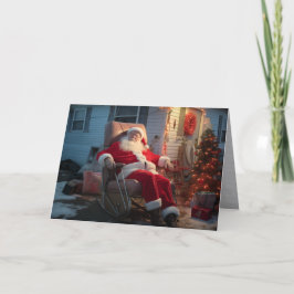 トレーラーパークのグリーティングカードのクリスマス サンキューカード