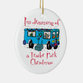 トレーラーパーククリスマス セラミックオーナメント (右)