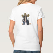 トレーラーTシャツ、ウェスタン女性のカーボーイ、女性のカーボーイクイーン Tシャツ (裏面)