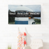 トレーラ広告ーディーラーのビジネスバナー 横断幕 (インサイチュ)