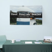 トレーラ広告ーディーラーのビジネスバナー 横断幕 (トレードショー)