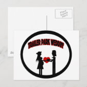 トレーラ結婚ー ポストカード (正面/裏面)