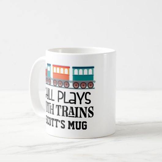 トレーンエンジニアモデル列車回収者ギフト コーヒーマグカップ (正面左)