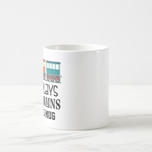 トレーンエンジニアモデル列車回収者ギフト コーヒーマグカップ (中央)