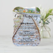 トレー結婚ニング 招待状 (スタンド正面)