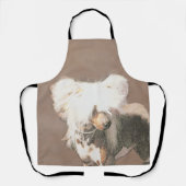 トレ中国のストの絵画オリジナルドッグアート エプロン (正面)
