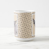 トレ中国のストの絵画オリジナルドッグアート コーヒーマグカップ (中央)