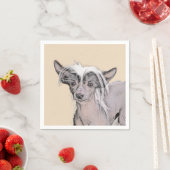 トレ中国のストの絵画オリジナルドッグアート スタンダードカクテルナプキン (インサイチュ)