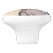 トレ中国のストの絵画オリジナルドッグアート セラミックノブ (側面)