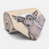 トレ中国のストの絵画オリジナルドッグアート ネクタイ (ロール)