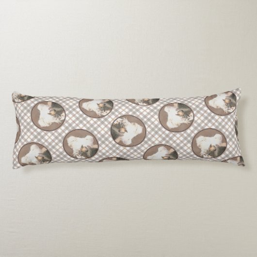 トレ中国のストの絵画オリジナルドッグアート ボディピロー (裏面)