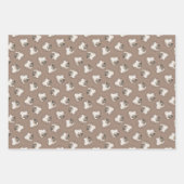 トレ中国のストの絵画オリジナルドッグアート ラッピングペーパーシート (正面3)