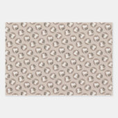 トレ中国のストの絵画オリジナルドッグアート ラッピングペーパーシート (正面)