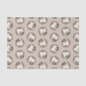 トレ中国のストの絵画オリジナルドッグアート 薄葉紙 (正面)