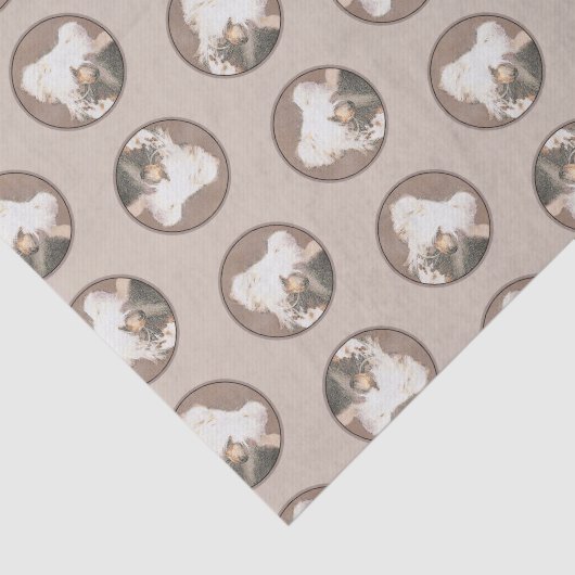 トレ中国のストの絵画オリジナルドッグアート 薄葉紙 (詳細)