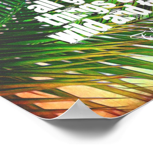 トレ感動的オ引用文ポスター野生と無料 ポスター (角)